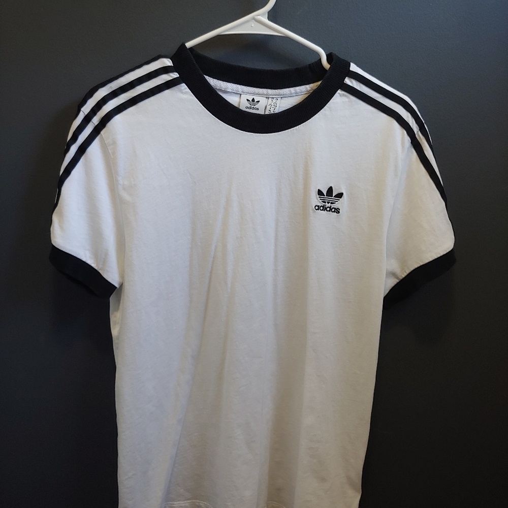 Adidas 3 stripe tee